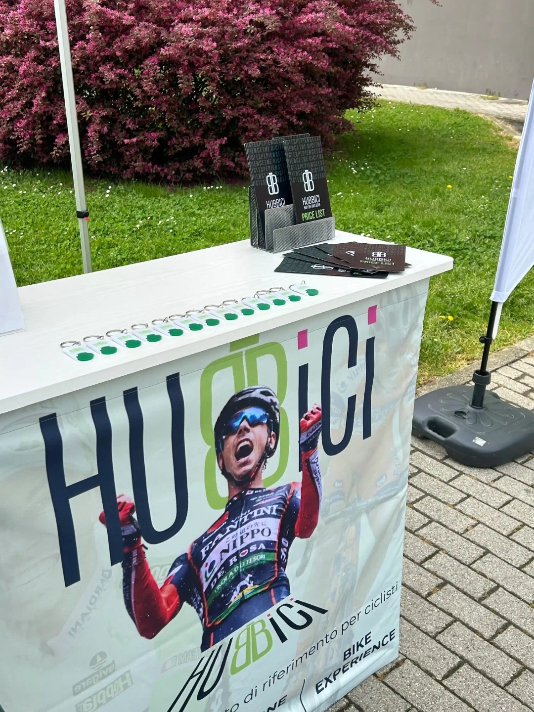 Stand Hubbici durante un evento